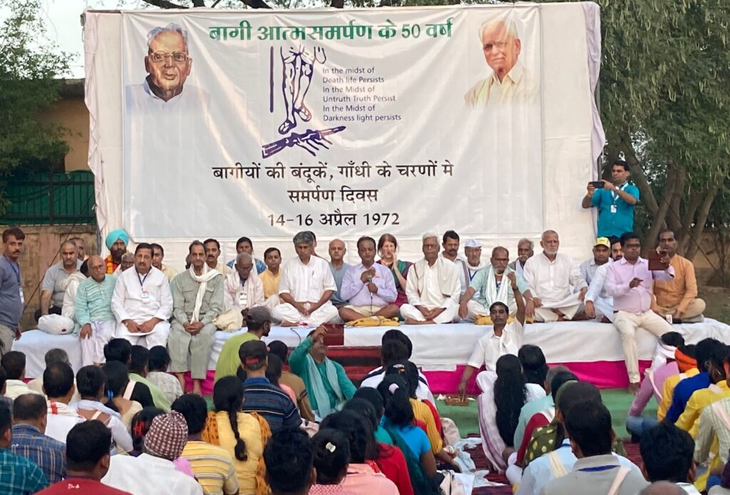 चम्बल घाटी की स्मृति से दुनिया को जायेगा शांति का संदेश – राजगोपाल पी.व्ही