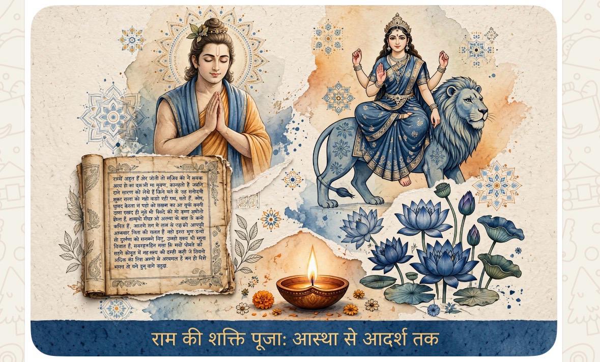 विजयादशमी : राम की शक्ति पूजा-आस्था से आदर्श तक